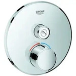 Grohe SmartControl Unterputzmischer, ein Absperrventil, runde Rosette, 1...