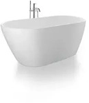 Duravit D-Neo Badewanne, freistehend, mit &Uuml;berlauf, oval, Mineralguss,...