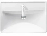 Duravit D-Neo Waschtisch, 650x440mm, 1 Hahnloch, mit &Uuml;berlauf, wei&szlig; Hochglanz,