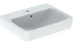 Geberit Renova Plan, Waschtisch, 55x44 cm, 1 Hahnloch, mit &Uuml;berlauf, 501632,