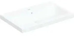 Geberit iCon Light Aufsatzwaschtisch, 75 cm x 48 cm, mit Hahnloch und