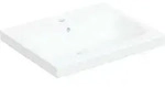Geberit iCon Light Aufsatzwaschtisch, 60 cm x 48 cm, mit Hahnloch und