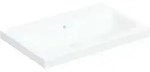 Geberit iCon Light Aufsatzwaschtisch, 75 cm x 48 cm, ohne Hahnloch, mit