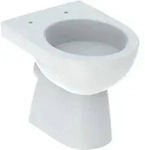 Geberit Renova Stand-WC Tiefsp&uuml;ler, Abgang horizontal, teilgeschlossene Form,