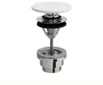 LAUFEN Ablaufventil, Push-Open, Saphirkeramik Abdeckung, H8981920000001, Farbe:...