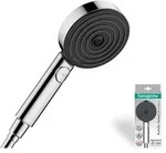 hansgrohe Pulsify Select S Handbrause 105, 3-jet, Activation, 24100000, Farbe: Chrom