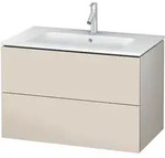 Duravit L-Cube Waschtischunterbau wandh&auml;ngend, 2 Schubk&auml;sten, 820x550x481mm,