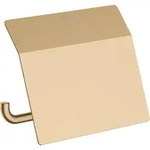 hansgrohe AddStoris Toilettenpapierhalter mit Deckel, 41753140, Farbe: Brushed...