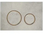 Geberit Sigma50 Bet&auml;tigungsplatte f&uuml;r 2-Mengen-Sp&uuml;lung, Metallfarbe rotgold, rund,