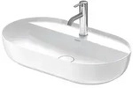 Duravit Luv Aufsatzbecken 70x40cm, ohne &Uuml;berlauf, mit Hahnlochbank, 1 Hahnloch,
