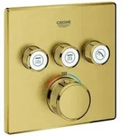 Grohe Grohtherm SmartControl Thermostat mit drei Absperrventilen, 29126GN0,...