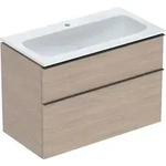 Geberit iCon Set M&ouml;belwaschtisch mit Unterschrank, 2 Schubladen, 90x63x48 cm,
