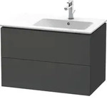 Duravit L-Cube Waschtischunterbau wandh&auml;ngend, 2 Schubk&auml;sten, Becken rechts,