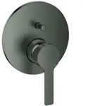 Grohe Lineare Einhand-Wannenbatterie, 2-Wege-Umsteller, 24064AL1, Farbe: Hard