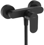 hansgrohe Rebris S Einhebel-Duscharmatur, Aufputz, 72640670, Farbe: Mattschwarz