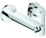 Grohe Eurosmart 2-Loch-Waschtischbatterie, Unterputzmontage, Ausladung 209mm, ohne