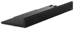 KEUCO REVA Duschablage mit Glasabzieher, abnehmbar, 12859370000, Farbe: Schwarz...