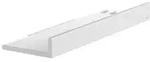 KEUCO REVA Duschablage, abnehmbar, 12858510000, Farbe: wei&szlig; matt / verchromt