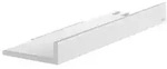 KEUCO REVA Duschablage mit Glasabzieher, abnehmbar, 12859510000, Farbe: wei&szlig;...