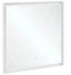 Villeroy & Boch Subway 3.0 Spiegel mit LED-Beleuchtung, Rechteck, 800x750x47,5mm,