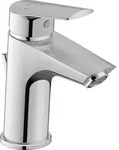 Duravit No.1 S FreshStart Waschtischmischer, mit Ablaufgarnitur, Ausladung...