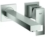 Grohe Eurocube 2-Loch-Waschtischbatterie, Unterputzmontage, Ausladung 231mm,