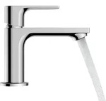 hansgrohe Rebris E Einhebel-Waschtischarmatur 80, mit Ablaufgarnitur, Ausladung: