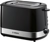 Bosch TAT7403 Kompakt-Toaster Edelstahl schwarz