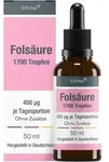 Fols&auml;ure Tropfen, 400 &mu;g pro Tagesdosis von von EXVital