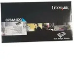 LEXMARK C734A1CG CYAN TONER - 6000 SEITEN F&Uuml;R C-734DN