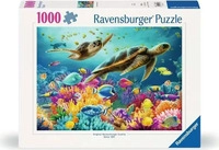Ravensburger 12000577, Ravensburger Erwachsenenpuzzle 1000 Teile - Blaue
