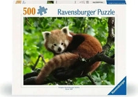 Ravensburger 12000369, Ravensburger Erwachsenenpuzzle 500 Teile - S&uuml;&szlig;er roter Panda