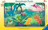 Ravensburger 12000856, Ravensburger Kinderpuzzle 15 Teile - Die kleinen Dinos
