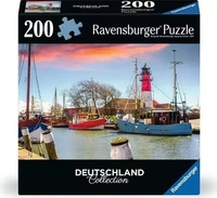 Ravensburger 12001476, Ravensburger Erwachsenenpuzzle 200 Teile - Der Hafen von