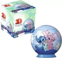 Ravensburger 11599, Ravensburger 3D Puzzle-Ball Disney Stitch & Angel
