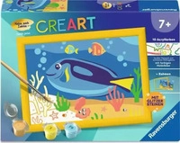Ravensburger 12023117, Ravensburger CreArt, Malen nach Zahlen Kinder - Doktorfisch