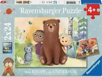 Ravensburger 12004324, Ravensburger Kinderpuzzle 2x24 Teile - Mein Knopf, ein