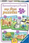 Ravensburger 06951, Ravensburger Kinderpuzzle 2, 4, 6, 8 Teile - Niedliche Haustiere