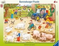 Ravensburger 06332, Ravensburger Kinderpuzzle 40 Teile - Auf dem gro&szlig;en Bauernhof