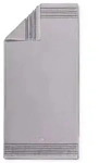 Vossen G&auml;stetuch Cult de Luxe 30 x 50 cm Baumwolle Grau Hellgrau