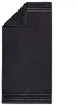 Vossen G&auml;stetuch Cult de Luxe 30 x 50 cm Baumwolle Schwarz