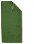 Vossen Duschtuch Vegan Life 67 x 140 cm Baumwolle Gr&uuml;n Dunkelgr&uuml;n