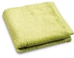 Vossen Duschtuch Vegan Life 67 x 140 cm Baumwolle Gr&uuml;n