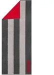 CaW&ouml; Saunatuch 80 x 200 cm Baumwolle Rot, Schwarz Rot /