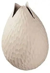 ASA Selection Vase Yoko mit Relief 22 cm Keramik Beige Creme