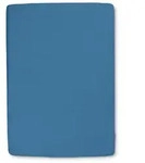 schlafgut Spannbettlaken Premium 120-130 x 200-220 cm Baumwolle Blau 120 200