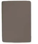 schlafgut Spannbettlaken Premium 90-100 x 190-220 cm Baumwolle Braun 90 200