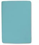 schlafgut Spannbettlaken Premium 90-100 x 190-220 cm Baumwolle Blau, Gr&uuml;n Petrol 90