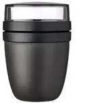 Mepal Lunchpot Ellipse 2tlg. Kunststoff Schwarz M (Medium)