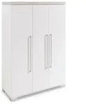 Paidi Kleiderschrank Kira, 135 x 193 cm Dekor Wei&szlig;